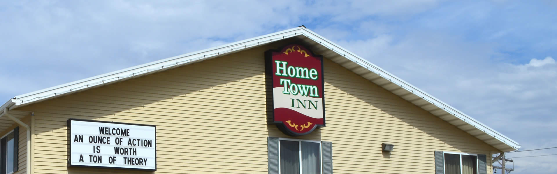 The Hometown Inn is a comfortable hotel in Mayville, North Dakota.